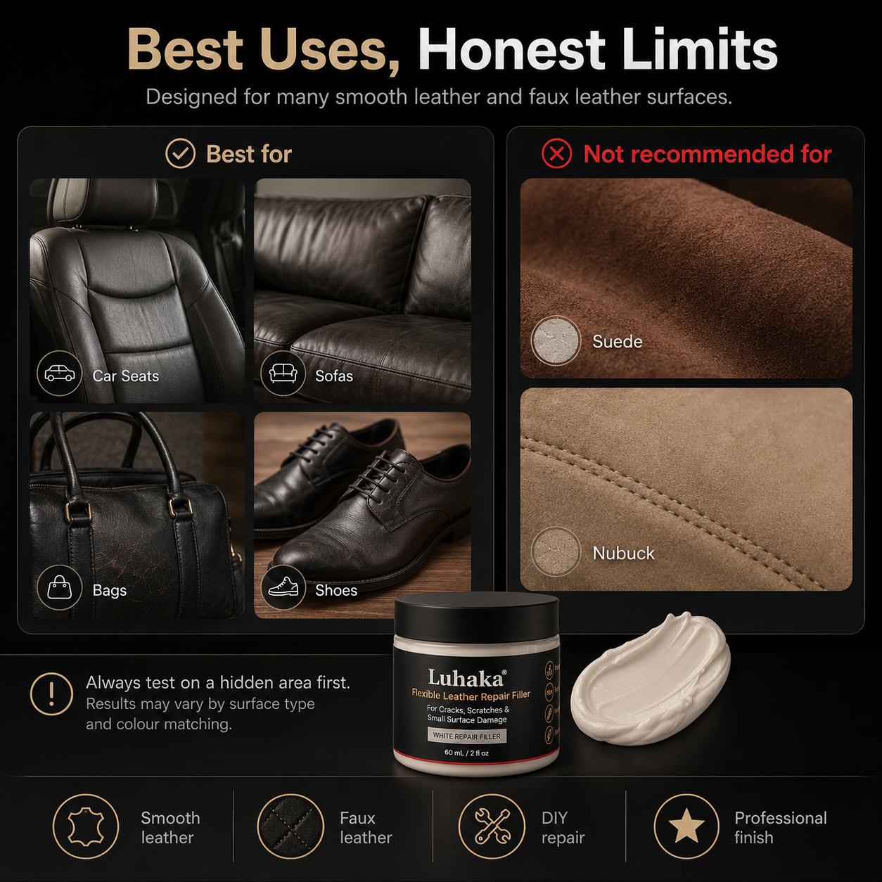 Luhaka® Leather Scratch & Damage Repair Filler