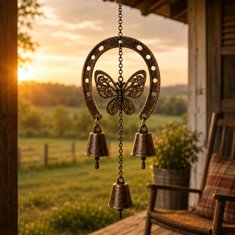 The Horseshoe &Butterfly Wind Chime ❤🐎 ( by Jordan Maynard) product details