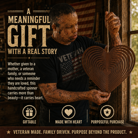 The Heart-Shaped Spinning Wind Chime Ornament ❤( by Jordan Maynard)