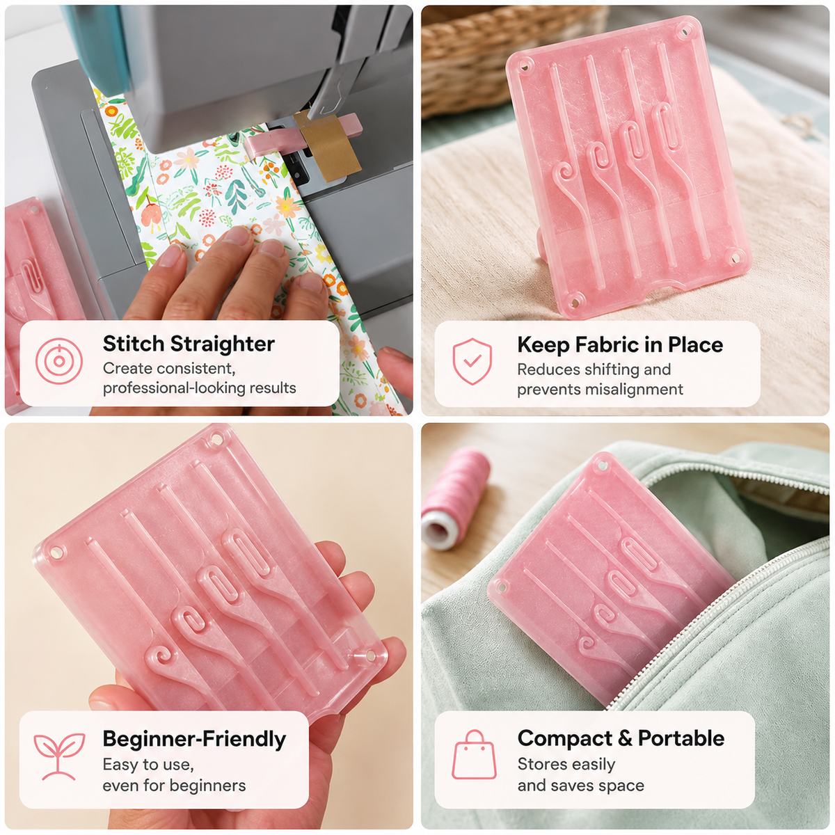 🧶Last Day 60% OFF - Sewing Machine Seam Guide sewing scene