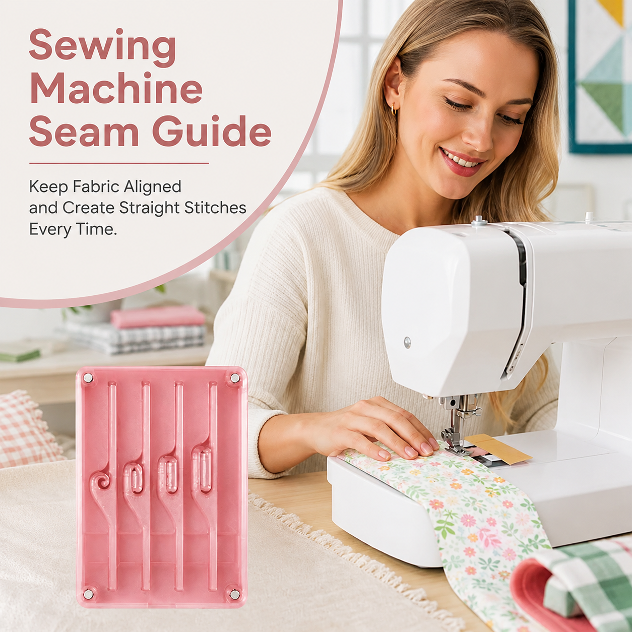 🧶Last Day 60% OFF - Sewing Machine Seam Guide detail