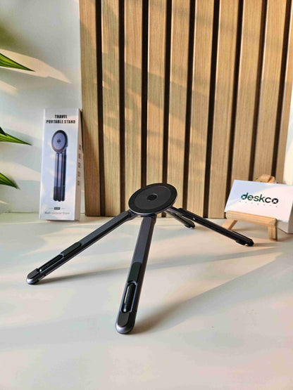 🎉LAST DAY 50% OFF📱4-in-1 MultifunctioneleMagnetischeApparaatstandaard:Aluminiumlegering -Draagbaar, Verstelbaar& Stabiel VoorTelefoon/Tablet/Lapto