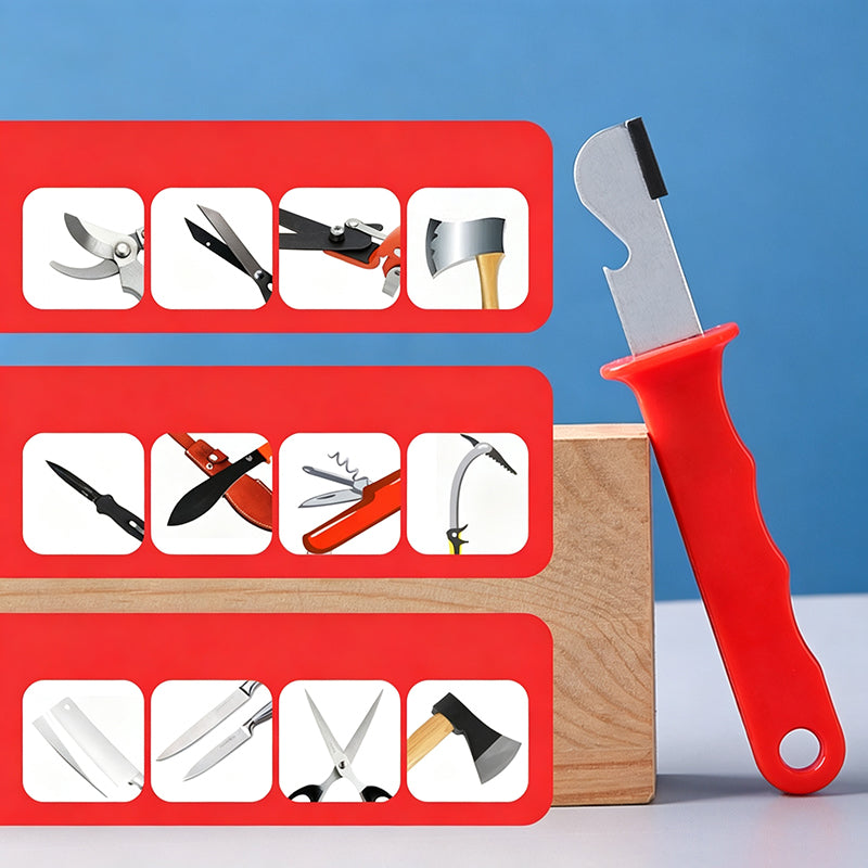⚡ Hot Seller ✨Portable Multifunctional Knife Sharpener with Comfort Grip
