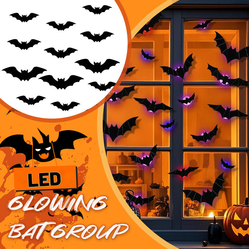 🔥Limited-Time🔥Halloween LED Flying BatDecorations