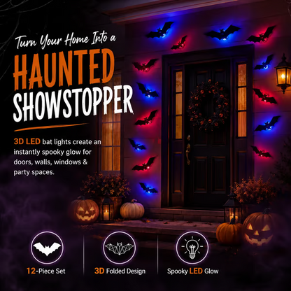 🔥Limited-Time🔥Halloween LED Flying BatDecorations