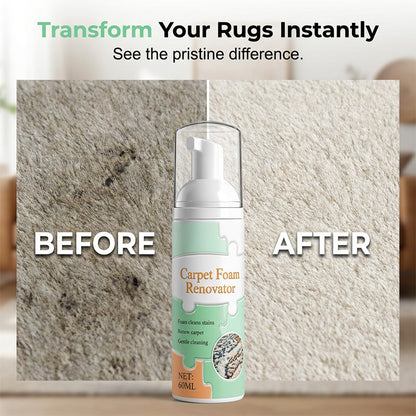 Waterless Carpet Foam StainRemover with Towel