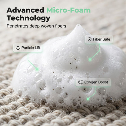 Waterless Carpet Foam StainRemover with Towel