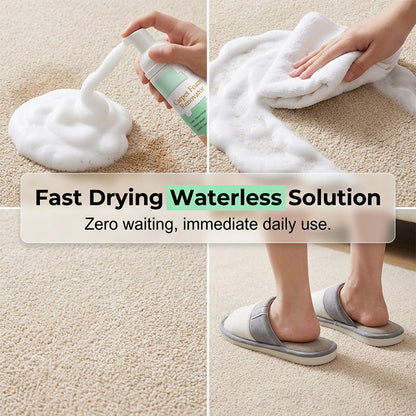 Waterless Carpet Foam StainRemover with Towel