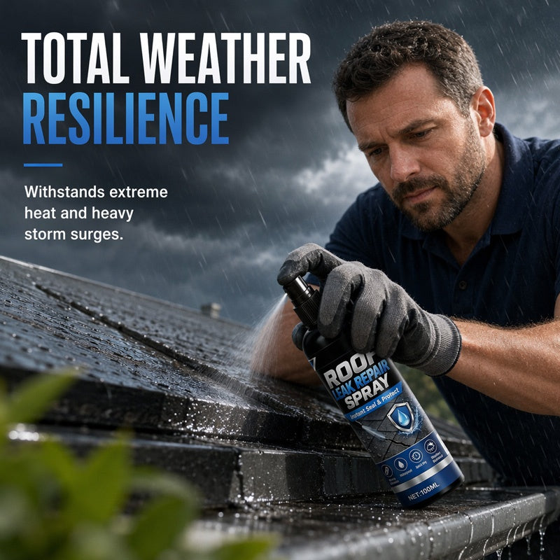 🌧️Strong Adhesion Waterproof Leak Repair Spray, One Coat Stop Leak Repair Agent Spray💪 close up
