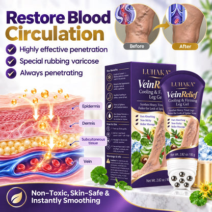 LUHAKA™ VeinRelief Cooling Herbal Leg Gel
