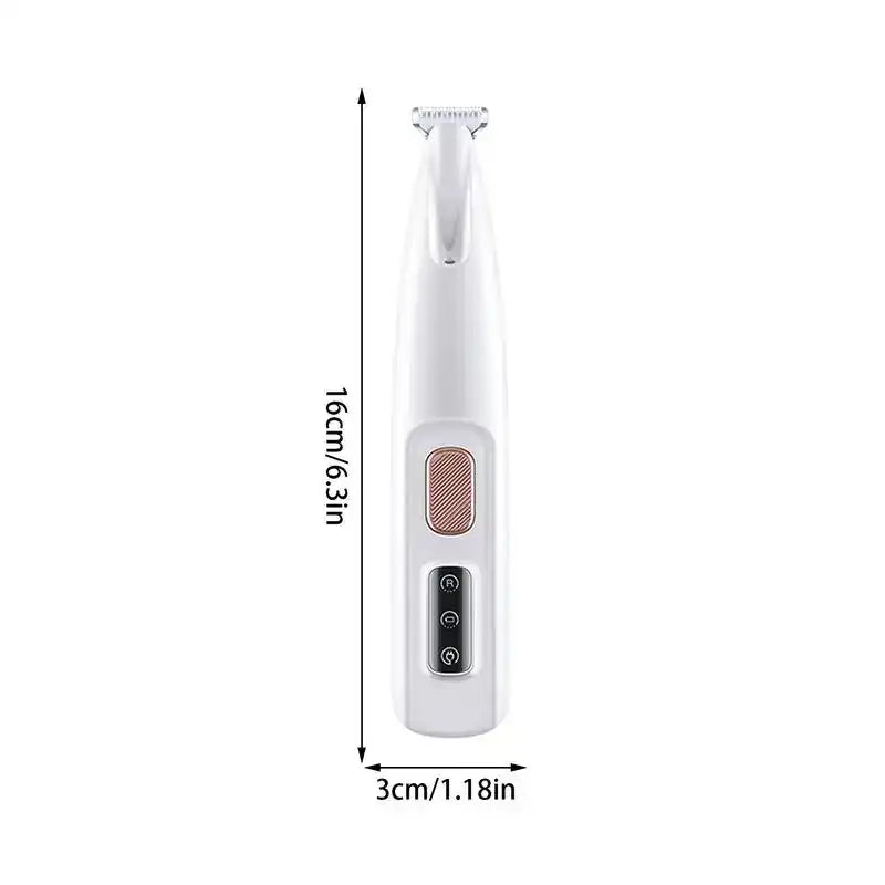 ✂️🐾Precision Pet Trimmer – Safe Grooming for Paws. Eyes & Tail with LED Light