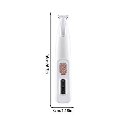 ✂️🐾Precision Pet Trimmer – Safe Grooming for Paws. Eyes & Tail with LED Light