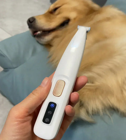 ✂️🐾Precision Pet Trimmer – Safe Grooming for Paws. Eyes & Tail with LED Light
