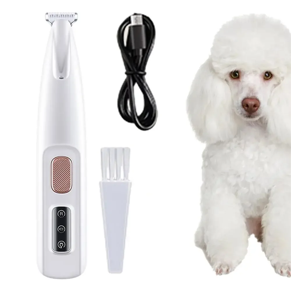 ✂️🐾Precision Pet Trimmer – Safe Grooming for Paws. Eyes & Tail with LED Light