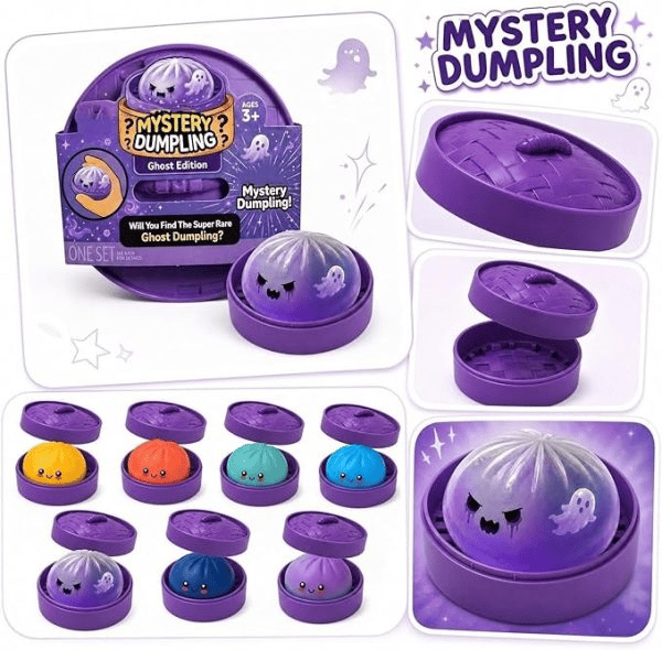 🇺 4TH OF JULY SALE 🇺👻Mystery Halloween Ghost Dumpling Squishy💜