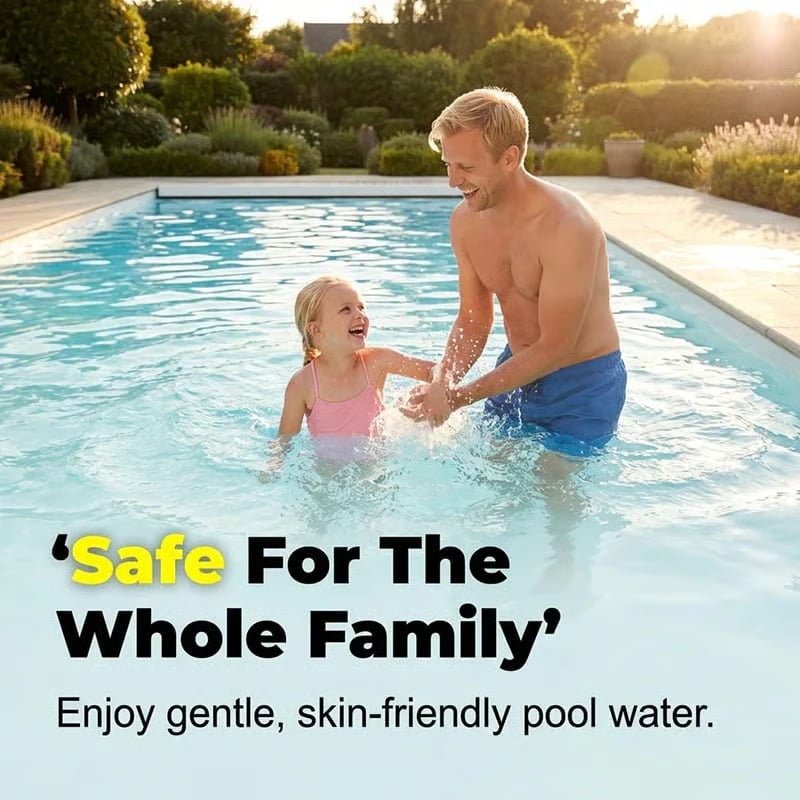 The Next-Gen Pool Purifier is here ✨ 2X Stronger Algae Control. Gentle & Safe for Kids! 👨‍👩‍👧‍👦