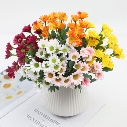 🏆Flash Sale⚡Artificial Outdoor Sunset Mums Flowers - UV resistant. Waterproof. Windproof
