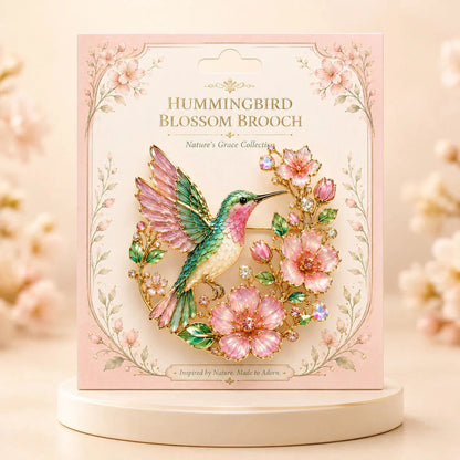 🌸Limited Edition 2026 Hummingbird Blossom Brooch – 🐦 A beautiful little reminder of joy, love, and positivity.