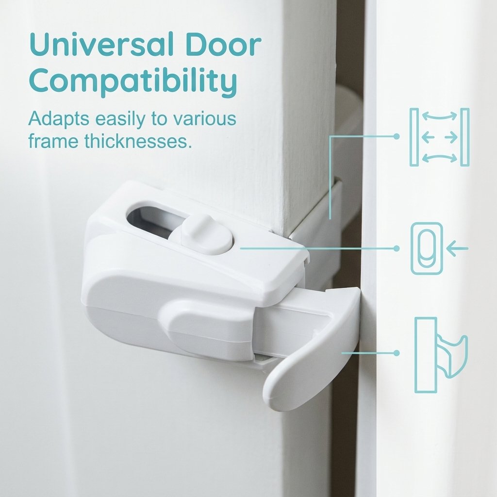 🔥HOT SALE⚡Ultimate No-Drill Child Door Lock