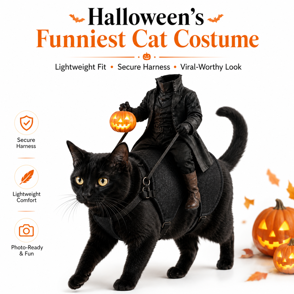 The Headless Horseman Rider Pet Costume