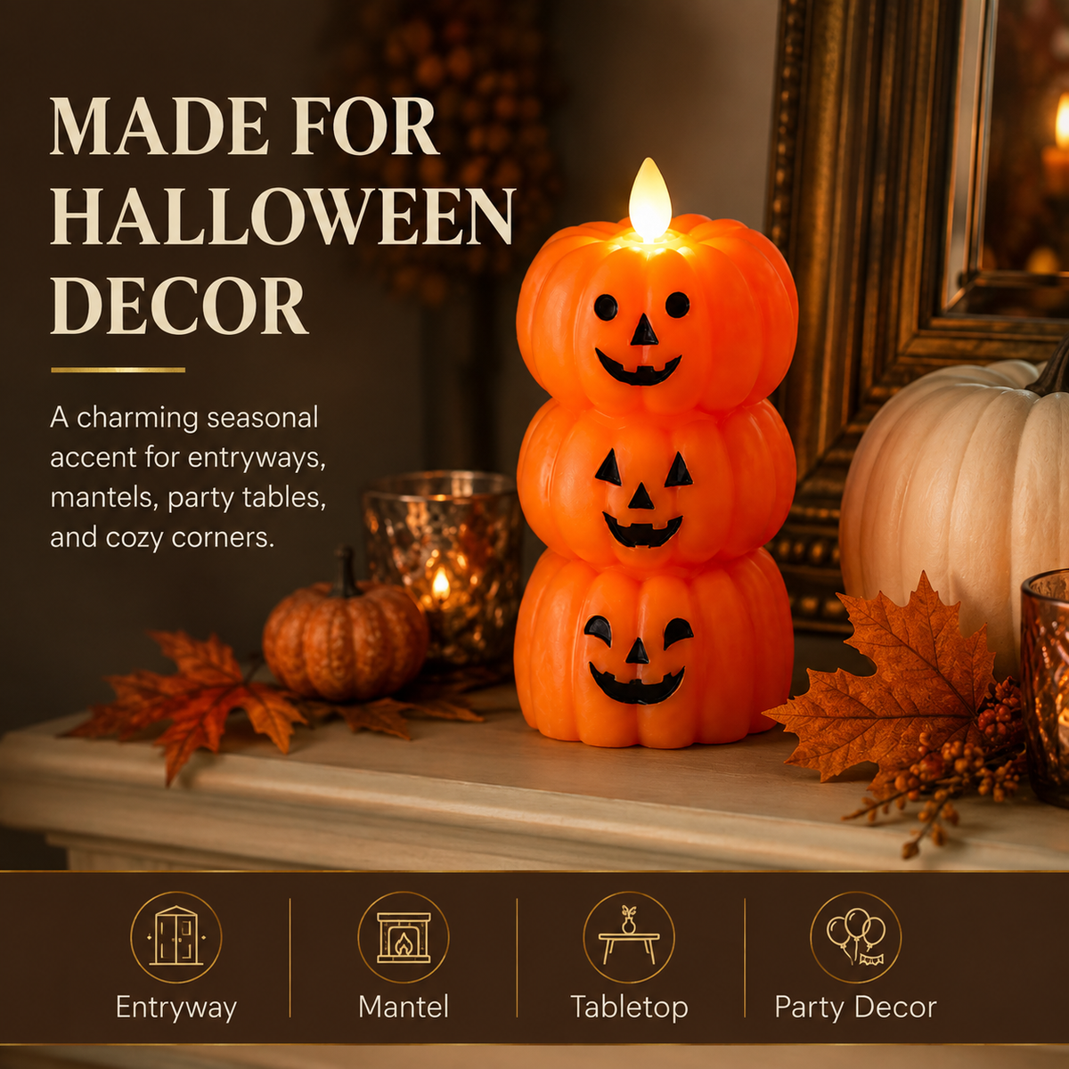 🎃A Charming Pumpkin Light That Brings Warmth, Fun & Holiday Spirit