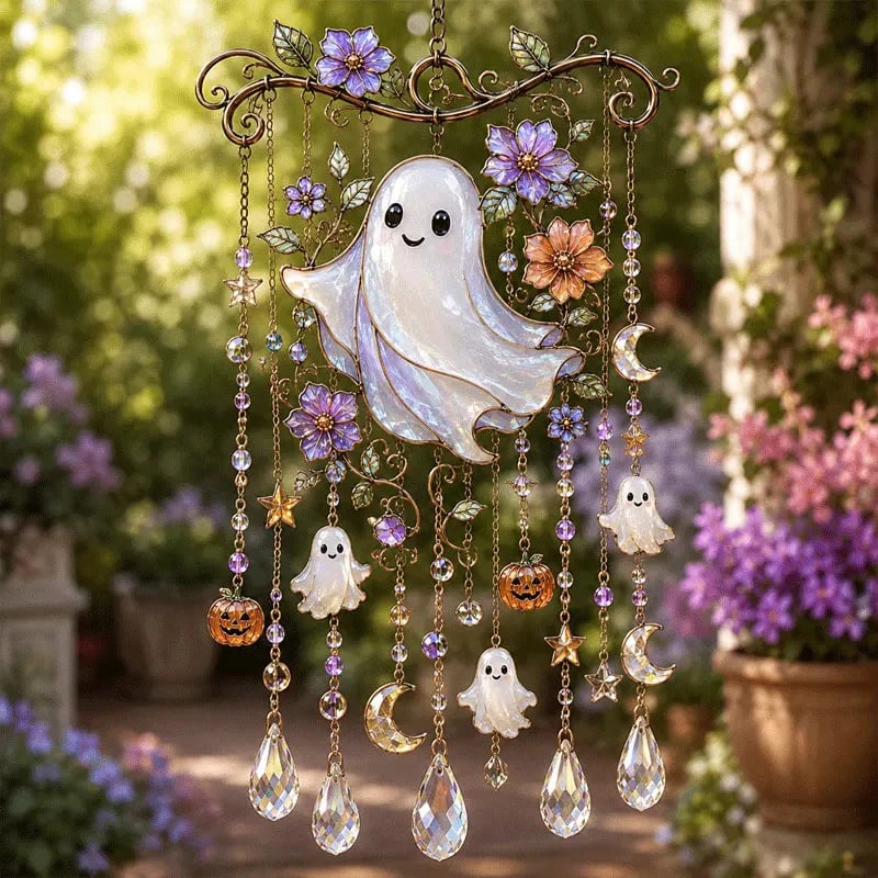 Halloween-Themed Crystal Wind Chime product details