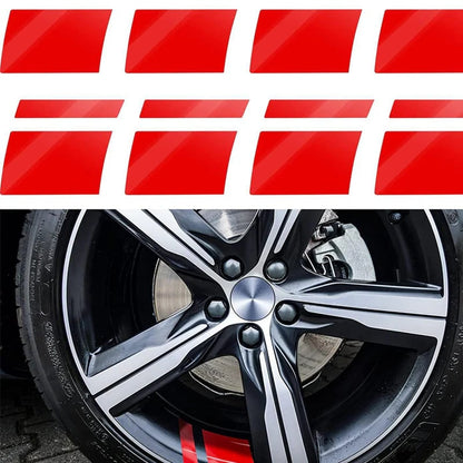 Car Wheel Rim Reflective Stripes Decal