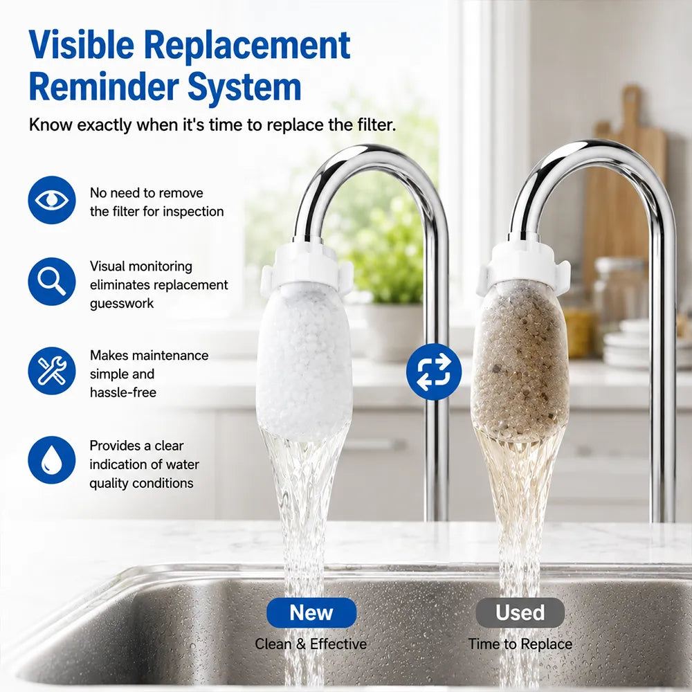 Faucet Filter Cotton Bags - Universal. 100 PCS Splash-Proof Faucet Filter 🌟Set