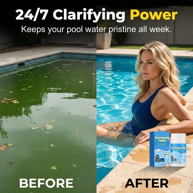 The Next-Gen Pool Purifier is here ✨ 2X Stronger Algae Control. Gentle & Safe for Kids! 👨‍👩‍👧‍👦