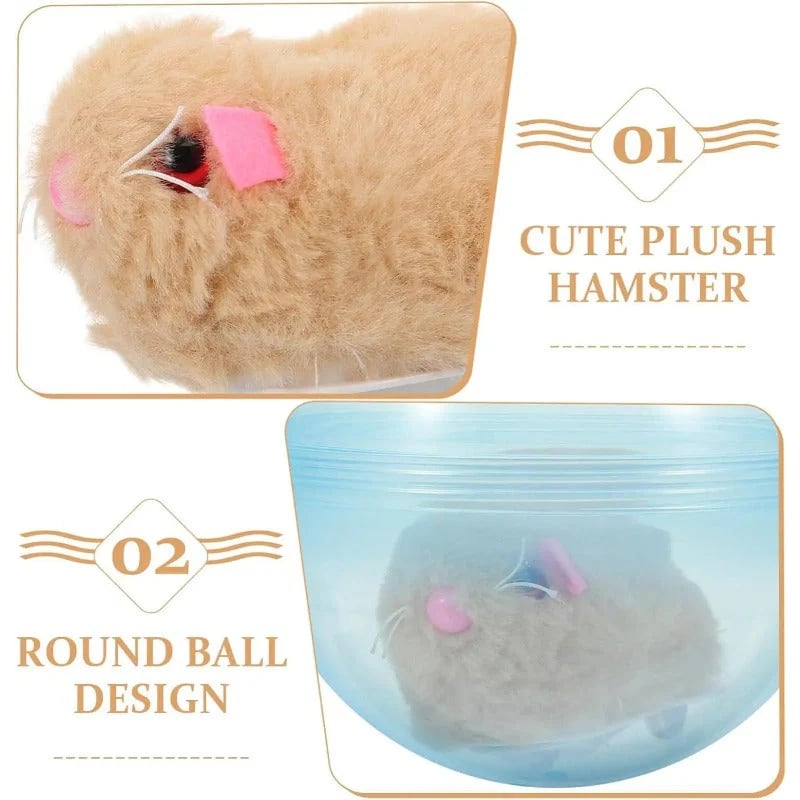 Self-Rolling Interactive Cat Ball in an indoor play scene