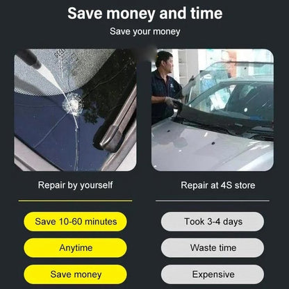 🏭Buy 1 Get 1 Free！💦One drop fixes all glass cracks！🚗Glass Crack Repair Agent