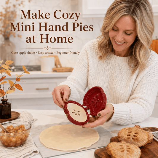 🥧 Beginner-Friendly Reusable Mini Hand Pie Press Mold  🍎✨
