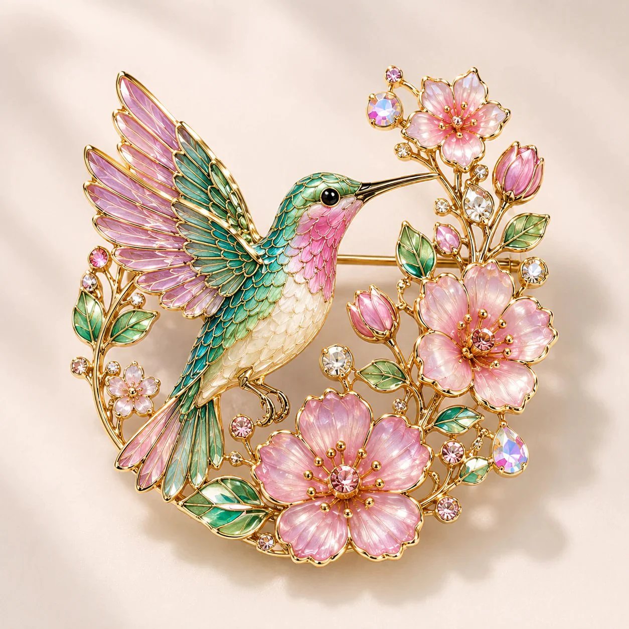 🌸Limited Edition 2026 Hummingbird Blossom Brooch – 🐦 A beautiful little reminder of joy, love, and positivity.