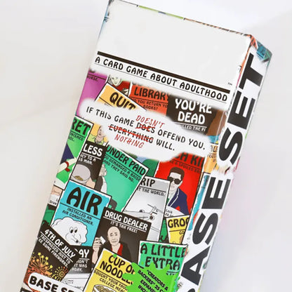 A Game About Adulthood – Darkly Humorous Party Card Game for Adults. Life Simulation. Wealth Building. Retirement & Graveyard Revenge