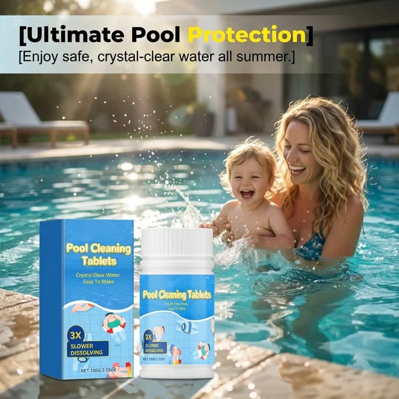 The Next-Gen Pool Purifier is here ✨ 2X Stronger Algae Control. Gentle & Safe for Kids! 👨‍👩‍👧‍👦