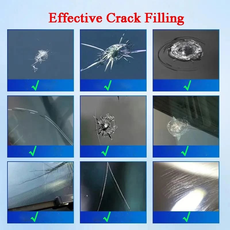 🏭Buy 1 Get 1 Free！💦One drop fixes all glass cracks！🚗Glass Crack Repair Agent