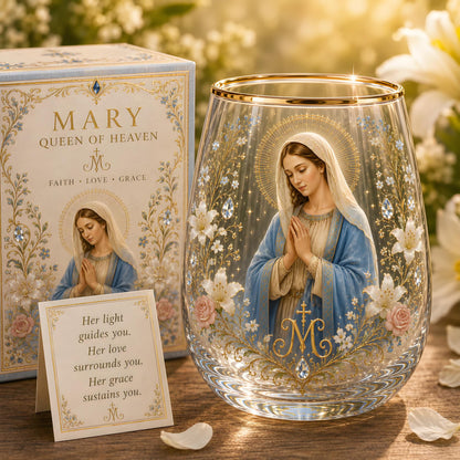 🙏Sacred Heart of Jesus Glass Cup