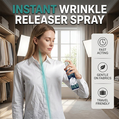 👔✨ Instant wrinkle release – no iron. travel-ready. static-free & fresh.