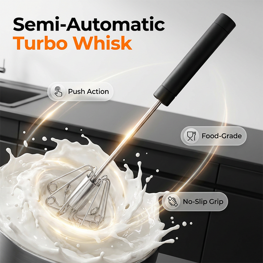 🥚 BUY 2 GET 1 FREE! 🔥 Stainless Steel Semi-Automatic Hand Egg Beater – Fast & durable – Perfect for eggs. batter or cream – smooth whisking without effort 🍳