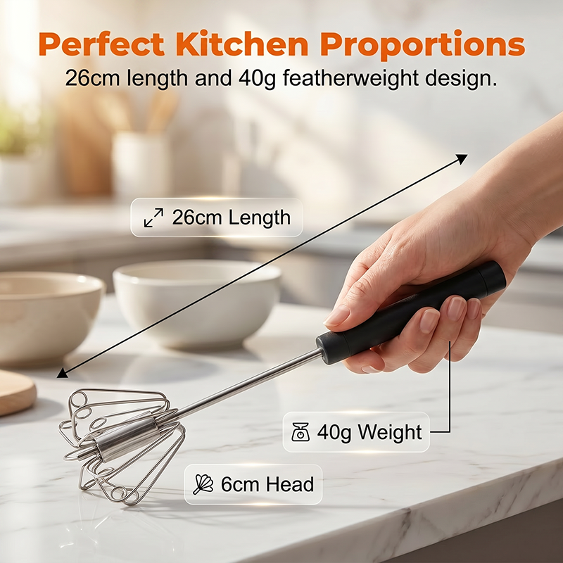 🥚 BUY 2 GET 1 FREE! 🔥 Stainless Steel Semi-Automatic Hand Egg Beater – Fast & durable – Perfect for eggs. batter or cream – smooth whisking without effort 🍳