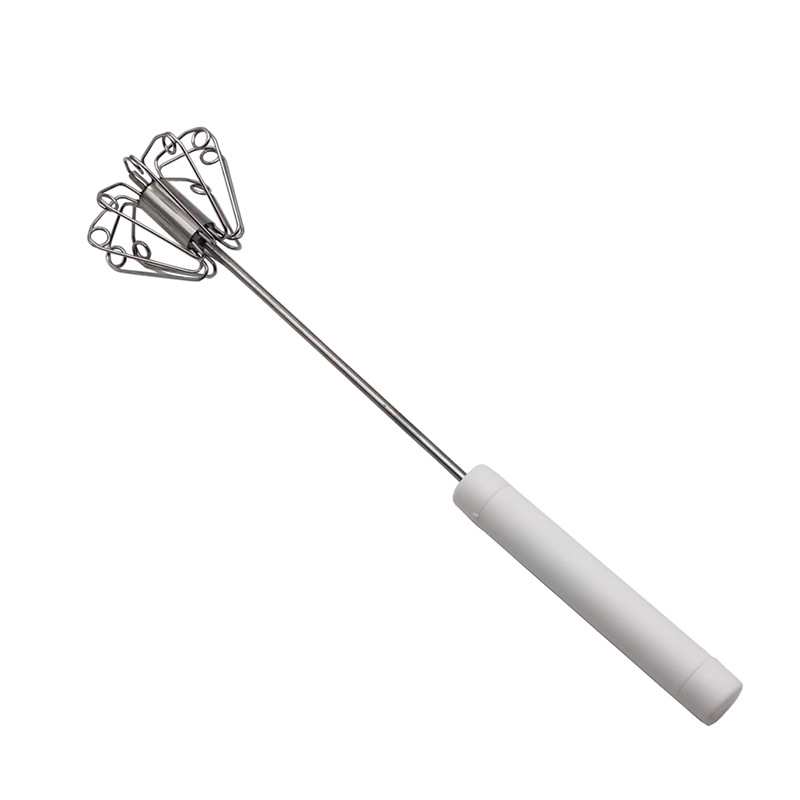 🥚 BUY 2 GET 1 FREE! 🔥 Stainless Steel Semi-Automatic Hand Egg Beater – Fast & durable – Perfect for eggs. batter or cream – smooth whisking without effort 🍳