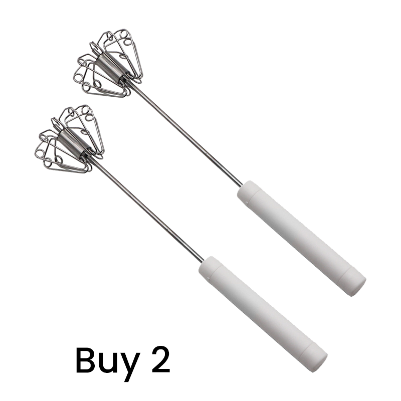 🥚 BUY 2 GET 1 FREE! 🔥 Stainless Steel Semi-Automatic Hand Egg Beater – Fast & durable – Perfect for eggs. batter or cream – smooth whisking without effort 🍳