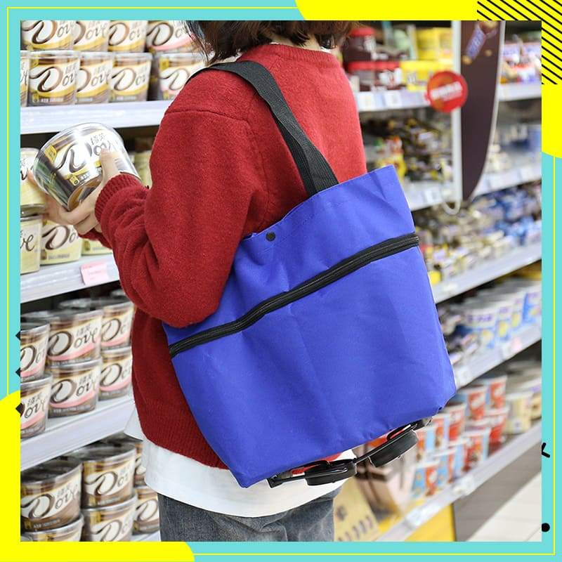📢📢40% OFF !! ⏰2-in-1 Foldable Shopping Cart