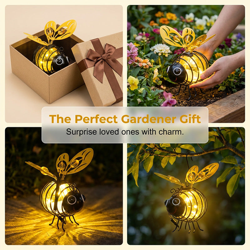 🌙🍃🪴 LIMITED-TIME 50% OFF! Hanging Solar Bee Light – Warm Amber Glow. Flicker-Free. Perfect for Garden Parties. Camping. or Kids' Rooms – Spread Joy Day and Night 🌞🌜