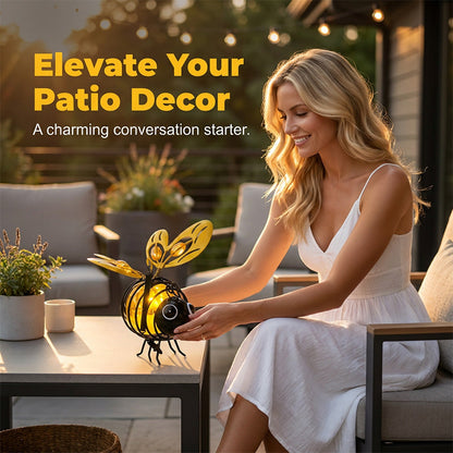 🌙🍃🪴 LIMITED-TIME 50% OFF! Hanging Solar Bee Light – Warm Amber Glow. Flicker-Free. Perfect for Garden Parties. Camping. or Kids' Rooms – Spread Joy Day and Night 🌞🌜