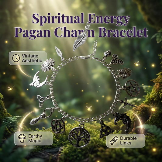 🇺 4TH OF JULY SALE 🇺📢📢40% OFF !! ⏰Vintage Pagan Charm Bracelet for Women