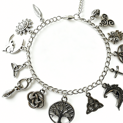 🇺 4TH OF JULY SALE 🇺📢📢40% OFF !! ⏰Vintage Pagan Charm Bracelet for Women