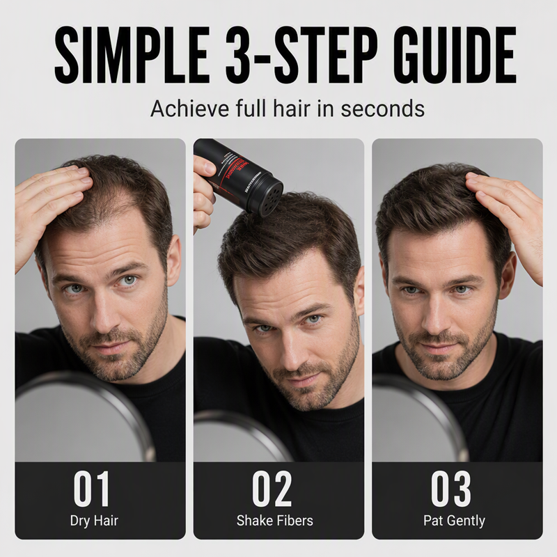 🥳2026 HOT SALE🥳💞50K+ SOLD!💨✨ 50% OFF! Hair Building Fibers – Instantly fills thinning spots & receding hairlines. Natural volume in 3 seconds – no more bald patches! 💇‍♂️🛡️ product view